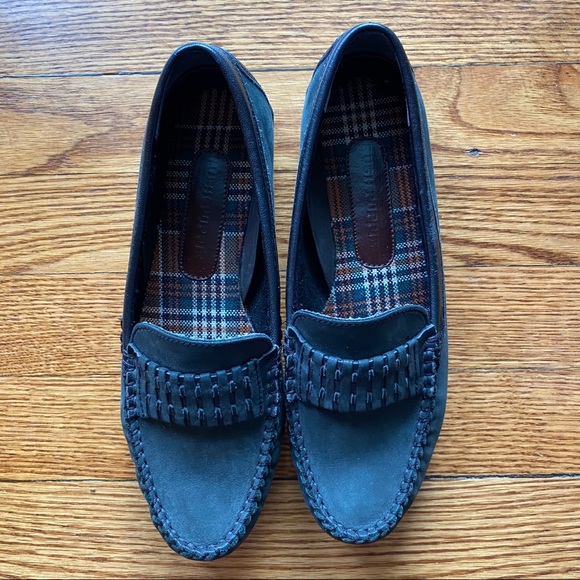 Hush Puppies Shoes - Hush Puppies Leather Grey Flats